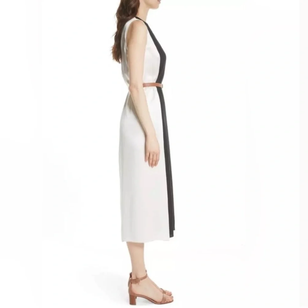 TORY BURCH Clarice silk satin wrap dress